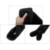 imageAllegra K Fluffy Faux Fur Collar Scarf Rabbit Ears Plush Neck Wrap Winter Warmer for WomenBlack