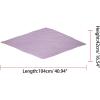 imageAllegra K Women Pleated Rhombus Head Scarf Wraps Scarves Neckerchief Bandana Solid ColorPurple