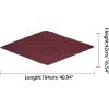 imageAllegra K Women Pleated Rhombus Head Scarf Wraps Scarves Neckerchief Bandana Solid ColorWine Red