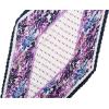 imageAllegra K Women Polka Dots Floral Pleated Rhombus Head Scarf Wraps Scarves NeckerchiefPurple