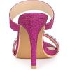 imageAllegra K Womens Glitter Rhinestone Stiletto Heels SandalsHot Pink