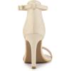 imageAllegra K Womens Suede Ankle Strap High Stiletto Heel SandalsBeige