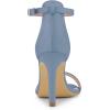 imageAllegra K Womens Suede Ankle Strap High Stiletto Heel SandalsHaze Blue