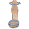 imageAllegra K Womens Suede Ankle Strap High Stiletto Heel SandalsHaze Blue