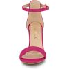 imageAllegra K Womens Suede Ankle Strap High Stiletto Heel SandalsHot Pink