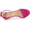 imageAllegra K Womens Suede Ankle Strap High Stiletto Heel SandalsHot Pink