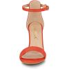 imageAllegra K Womens Suede Ankle Strap High Stiletto Heel SandalsOrange