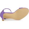 imageAllegra K Womens Suede Ankle Strap High Stiletto Heel SandalsPurple