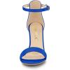 imageAllegra K Womens Suede Ankle Strap High Stiletto Heel SandalsRoyal Blue