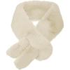 imageAllegra K Fluffy Faux Fur Collar Scarf Rabbit Ears Plush Neck Wrap Winter Warmer for WomenBeige