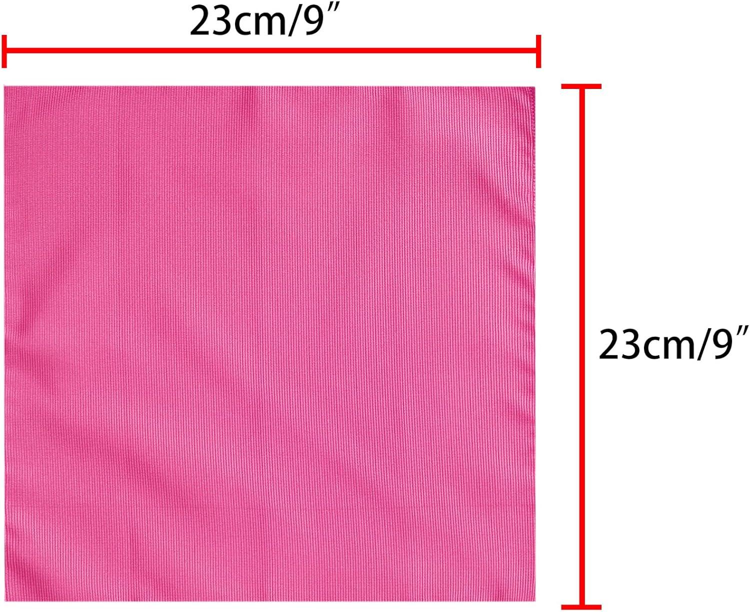 imageAllegra K Mens Solid Color PreTied Bow Tie with Matching Pocket Square Set for Wedding PartyHot Pink
