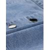 imageAllegra K Denim Crop Tube Top for Womens Strapless Sleeveless Button Corset TopLight Blue