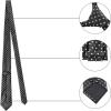 imageAllegra K Mens Self Tied Polka Dots Wide Business Formal Necktie Wedding TiesBlack