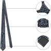 imageAllegra K Mens Self Tied Polka Dots Wide Business Formal Necktie Wedding TiesNavy Blue