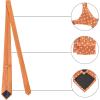 imageAllegra K Mens Self Tied Polka Dots Wide Business Formal Necktie Wedding TiesOrange