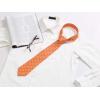 imageAllegra K Mens Self Tied Polka Dots Wide Business Formal Necktie Wedding TiesOrange