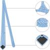 imageAllegra K Mens Self Tied Polka Dots Wide Business Formal Necktie Wedding TiesSky Blue