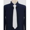 imageAllegra K Mens Self Tied Polka Dots Wide Business Formal Necktie Wedding TiesWhite