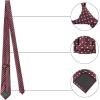 imageAllegra K Mens Self Tied Polka Dots Wide Business Formal Necktie Wedding TiesWine Red