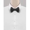 imageAllegra K Mens Solid Color Selftied for Formal Wedding Party Tuxedo Bow TiesBlack