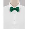 imageAllegra K Mens Solid Color Selftied for Formal Wedding Party Tuxedo Bow TiesDeep Green