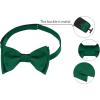 imageAllegra K Mens Solid Color Selftied for Formal Wedding Party Tuxedo Bow TiesDeep Green