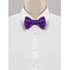 imageAllegra K Mens Solid Color Selftied for Formal Wedding Party Tuxedo Bow TiesDeep Purple