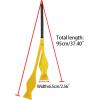 imageAllegra K Mens Solid Color Selftied for Formal Wedding Party Tuxedo Bow TiesGolden Yellow