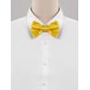 imageAllegra K Mens Solid Color Selftied for Formal Wedding Party Tuxedo Bow TiesGolden Yellow