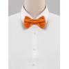 imageAllegra K Mens Solid Color Selftied for Formal Wedding Party Tuxedo Bow TiesOrange