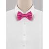 imageAllegra K Mens Solid Color Selftied for Formal Wedding Party Tuxedo Bow TiesRose Red