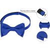 imageAllegra K Mens Solid Color Selftied for Formal Wedding Party Tuxedo Bow TiesRoyal Blue