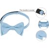 imageAllegra K Mens Solid Color Selftied for Formal Wedding Party Tuxedo Bow TiesSky Blue
