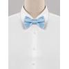 imageAllegra K Mens Solid Color Selftied for Formal Wedding Party Tuxedo Bow TiesSky Blue