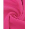 imageAllegra K Womens Rhinestone Fringe Trim Bodycon Skirt High Waisted Asymmetrical Hem Party SkirtsHot Pink
