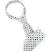 imageAllegra K Mens Self Tied Polka Dots Wide Business Formal Necktie Wedding TiesWhite