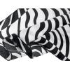 imageuxcell Women Square Scarf Scarves Leopard Printed Striped Polka Dots Pattern Kerchief NeckerchiefBlack White Zebra Pattern