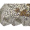 imageuxcell Women Square Scarf Scarves Leopard Printed Striped Polka Dots Pattern Kerchief NeckerchiefGold Leopard