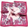 imageuxcell Women Square Scarf Scarves Leopard Printed Striped Polka Dots Pattern Kerchief NeckerchiefPink Floral