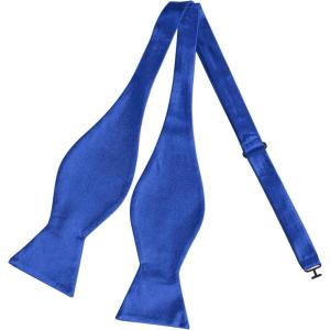 imageAllegra K Mens Solid Color Selftied for Formal Wedding Party Tuxedo Bow TiesRoyal Blue