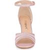 imageAllegra K Womens Glitter Ankle Strap Stiletto Heels SandalsRose