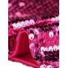 imageAllegra K Womens Sequined Shining Camisole Club Party Glitter Disco Sparkle Cami TopHot Pink