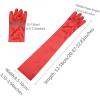 imageAllegra K Womens Long Gloves 1920S Evening Party Full Finger Mittens Elegant Opera GloveGlossy Red