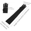 imageAllegra K Womens Long Gloves 1920S Evening Party Full Finger Mittens Elegant Opera GloveMatte Black