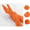 imageAllegra K Womens Long Gloves 1920S Evening Party Full Finger Mittens Elegant Opera GloveShiny Orange