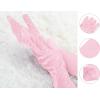 imageAllegra K Womens Long Gloves 1920S Evening Party Full Finger Mittens Elegant Opera GloveShiny Pink