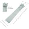 imageAllegra K Womens Long Gloves 1920S Evening Party Full Finger Mittens Elegant Opera GloveSilver