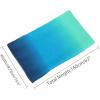 imageuxcell Long Chiffon Light Wedding Scarf Silky Gradient Color Party Shawl Spring Summer Beach Wrap for WomenBlue Green