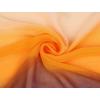 imageuxcell Long Chiffon Light Wedding Scarf Silky Gradient Color Party Shawl Spring Summer Beach Wrap for WomenCoffee Orange