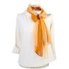 imageuxcell Long Chiffon Light Wedding Scarf Silky Gradient Color Party Shawl Spring Summer Beach Wrap for WomenCoffee Orange